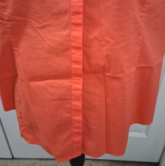 Worthington Short Sleeve Orange Blouse Size XL - Picture 3 of 12